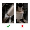 SANTUO Exhaust Clamp, Muffler Hanger, 2 Inch Heavy Duty U-Bolt