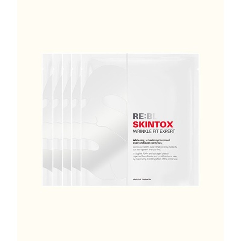 Ribble SkinTox Wrinkle Fit Expert Hydrogel Mask 5pcs / 리블
