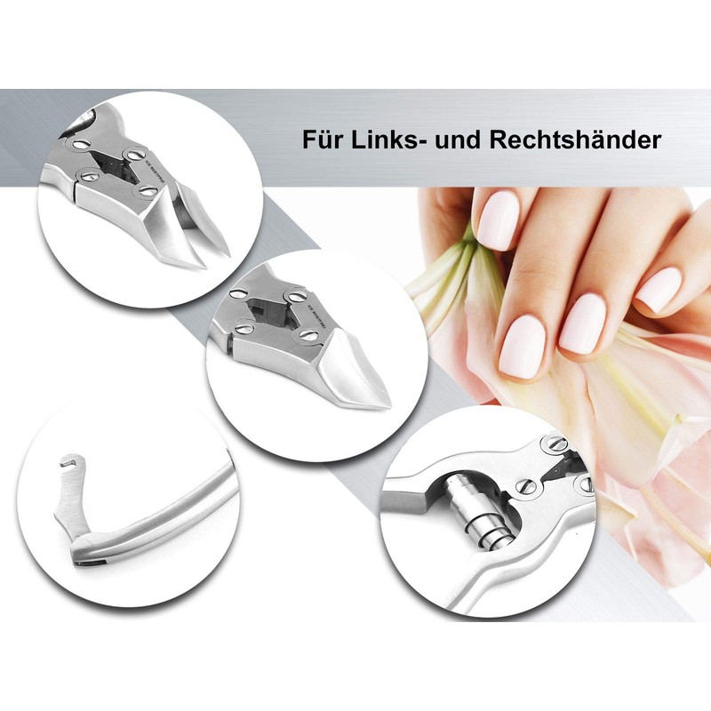 Professional Foot Care Head Cutter Nail Clippers with Double Gear