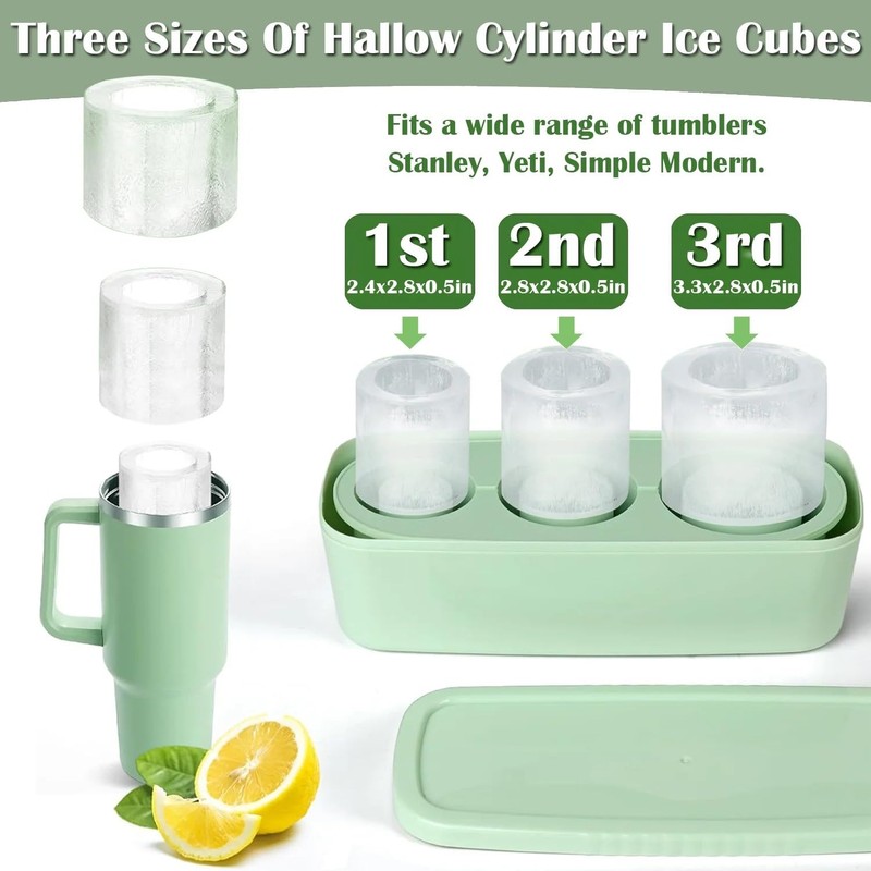 Cup Ice Cube Tray Accessories, Ice Cube Tray with Lid