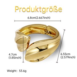 HEEYA Women's Gold Bangle Cuff Bracelet Adjustable Open Bracelet with Gift Box Anniversary Birthday Christmas