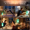 Gugsey Table Lamp with USB Port - Teal Desk Lamp,