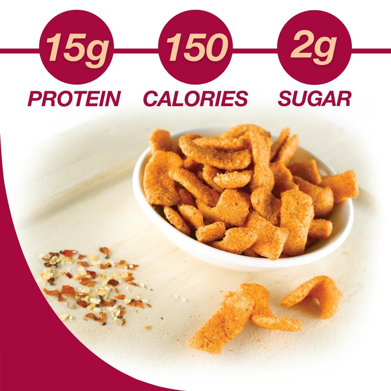 ProtiDIET BBQ High Protein Crisps - Gluten Free, Low Fat,