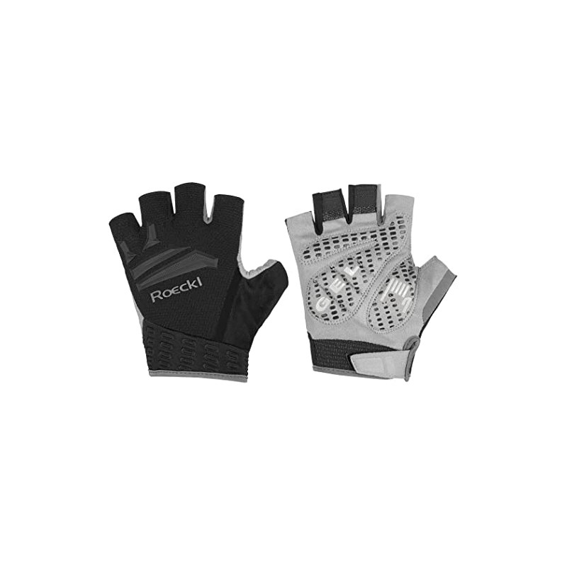 Roeckl Iseler Cycling Gloves Short Black 2023: Size: 7