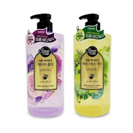 Aekyung Shower Mate Daisy Holic Perfume Body Wash Lemongrass Garden Perfume Shower Mate Lemon Grass Garden Body Wash 1 Liter / 애경 샤워메이트 데이지 홀릭 퍼퓸 바디워시 레몬그라스 가든 퍼퓸 샤워메이트 레모그라스가든 바디워시1리터