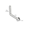 PiercedOff Titanium L Bend Nose Stud with Spike Top -