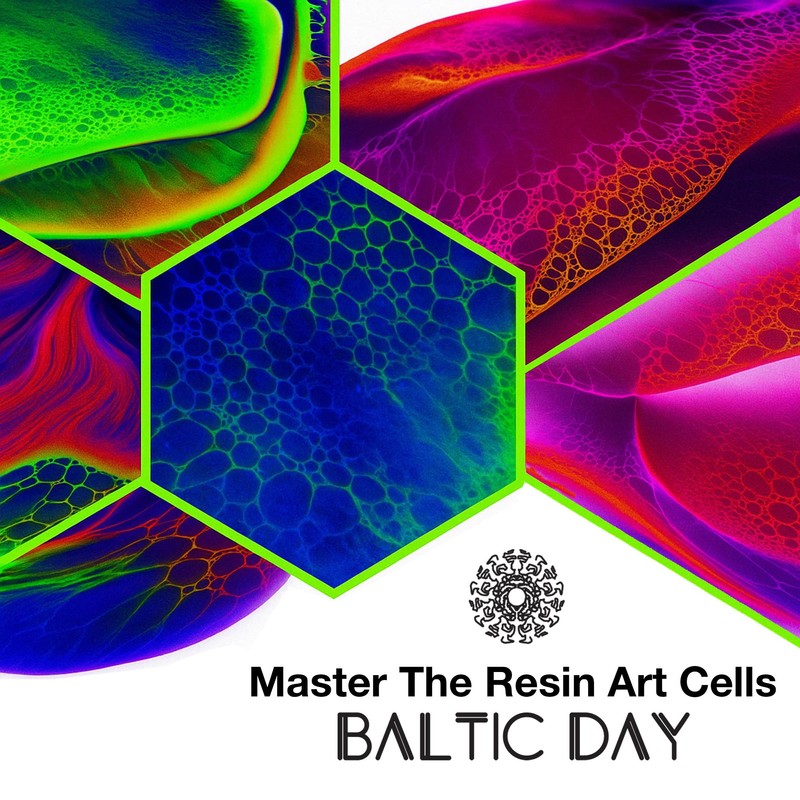 BALTIC DAY Purple Neon Pigment Paste for Epoxy Resin (191g