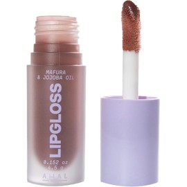 AHAL Lip Gloss Brillo Labial – Híbrido entre Lip Oil y Gloss – Humectante con Aceite de Jojoba, Mafura y Frambuesa – Con Cera de Carnauba y Péptidos de Arroz – No Pegajoso y Vegano (Atenea)