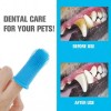 Unbranded 1 PC Pet Finger Toothbrush - Anti-Calculus Silicone Brush