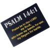 Bible PSALM 144:1 Embroidered Velcro Patch
