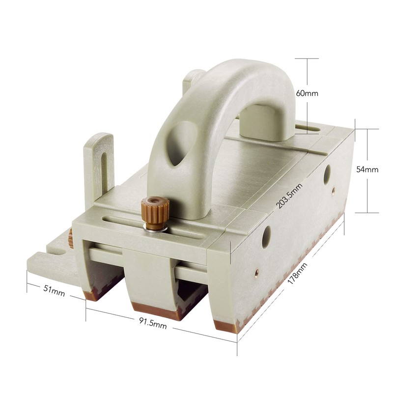 Zebekk Push Block for Table Saws, Router Tables, Band Saws