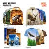 Men's Women's Sweater Jacket Full Zip Fleece Wolf Wildlife Sweatshirt