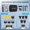 BESTBOMG® Hair Clippers & Trimmer Ceramic T-Blade Cordless Haircut Sets