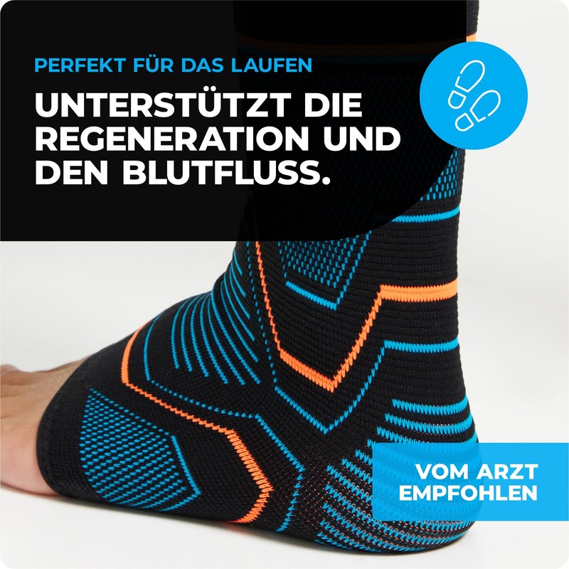 VITTO Ankle Brace, Foot Support for Ligament Damage, Weak Joints,
