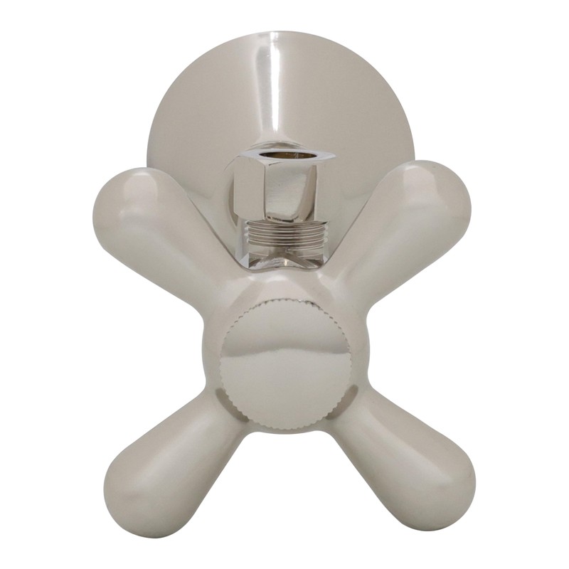 Westbrass D1112X-05 Cross Handle Angle Stop Shut Off Valve 1/2"