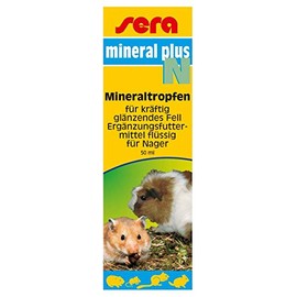 sera mineral plus N 50 ml - Mineraltropfen für kräftig glänzendes Fell bei Nagern