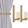 Groleca 2 Pack Adhesive Curtain Holdbacks Curtain Tie Backs Curtain