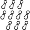 10Pcs Mini Plastic Carabiner Clips, Snap Hooks for Camping, Keychain,