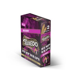 TUXEDO ROLLING WRAP PAPER BERRY (2) / Made in DOMINICAN REPUBLIC/SLOWBURNING (PACK OF 25)