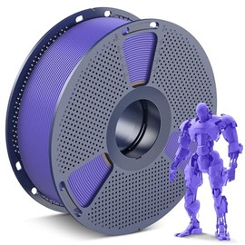 SUNLU PLA 3D Printer Filament PLA Filament 1.75mm, Neatly Wound 3D Printing Filament 1.75mm, Dimensional Accuracy +/- 0.02 mm, Fit Most FDM 3D Printers, 1kg Spool (2.2lbs), Lavender Purple