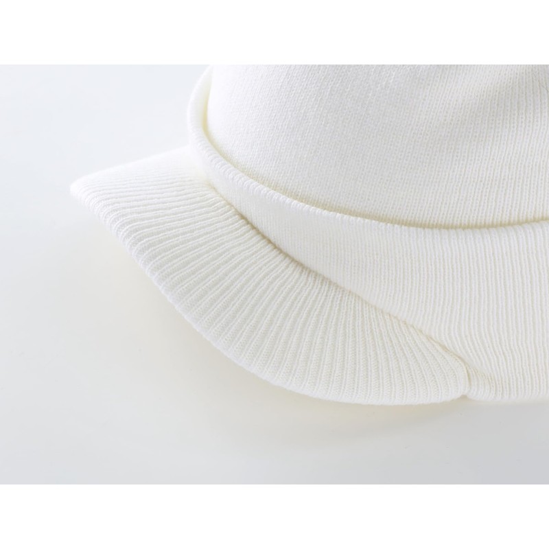 Magracy Unisex Men's Warm Visor Beanie Outdoor Double Knit Hat