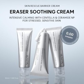 ARENCIA Eraser Soothing Cream, Facial Moisturizer with Centella & Ceramide, Hydrating Face Cream for Sensitive Skin, Lightweight Barrier Support, 50ml