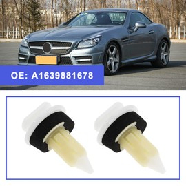 YINETTECH Pack of 10 Car Door Trim Interior Trim Clips Compatible with ML W163 A1639881678 Plastic Door Panel Retaining Clips Car Accessories
