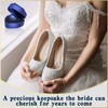 Blue Sixpence Coin Wedding Gift Box for Bride, Mother of