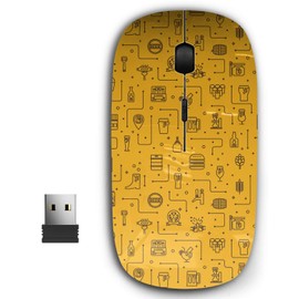 2.4G Ergonomic Portable USB Wireless Mouse for PC, Laptop, Computer, Notebook with Nano Receiver ( Craft Beer Glass Bottle )