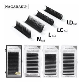 Nagaraku Extensión De Pestañas Nagaraku Curvatura Ld 0.07