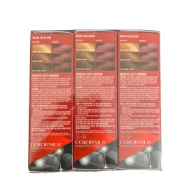 Revlon Permanent Hair Color Dye Colorsilk 4.4 oz 48 Burgundy 3 Pack