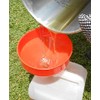 King Kooker 8" Plastic Cooking Oil Funnel with Attached Reusable