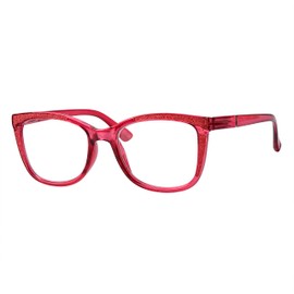 Eyekepper Ladies Reading Glasses Cat-eye Pattern Design Readers for Women - Rose Red