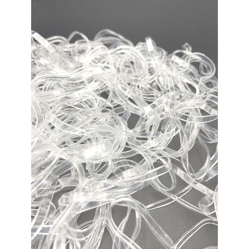 Progom - Clear Rubber Bands 50mm x 3mm Material TPU