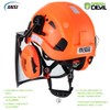 Forestry Safety Helmet Chainsaw Helmet with Mesh Face Shield and