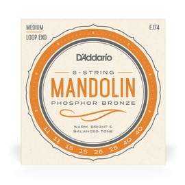 D'Addario Mandolinensaiten EJ75 11.5–41, mittelschwer/schwer – Phosphor, Bronze m