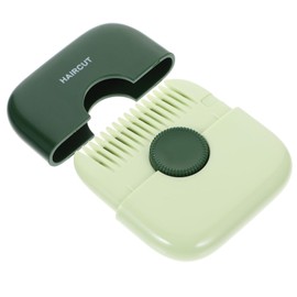 Gatuida Portable Hair Cutting Comb for Fringe Styling Convenient Hair Clipper Barber Tool for Boys for DIY Home Haircuts Avocado Green