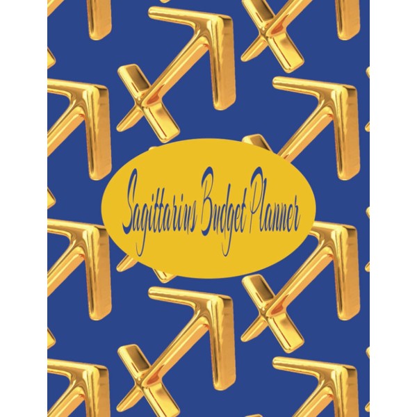 Sagittarius Budget Planner: A 121 Page Undated Monthly Budget Planner,