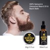 Ceenwes Upgraded Beard Grooming Kit with Beard Conditioner ,Beard Oil,