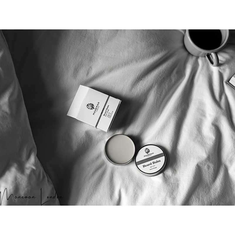 Maneman London Vanilla Beard Balm For Men - Natural Beard