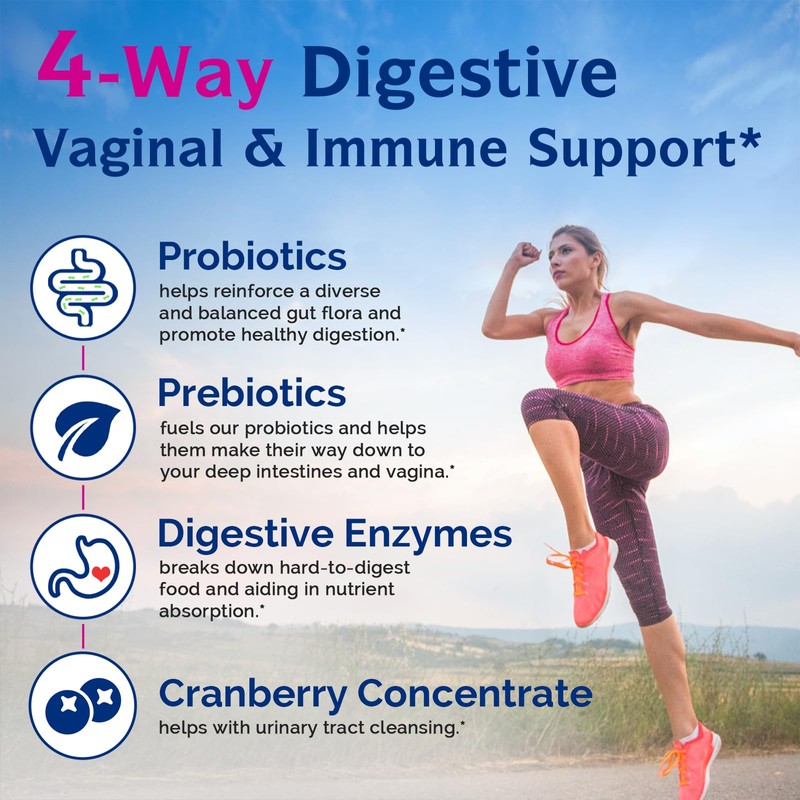 Innate Vitality Women's Probiotics, 120 Billion CFU, 32 Tested Strains,