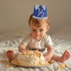 Eoopoon 1/2 Birthday Crown Hat for Baby, Half Birthday Crown