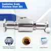 Horiznext stainless steel 1/2 inch tri clamp clover ball valve