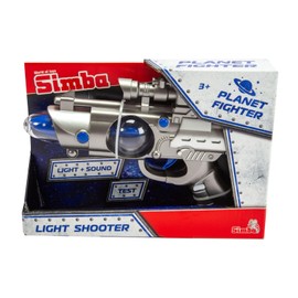 Simba Toys 108046571 - Planet Fighter Light Shooter Pistola Con Luci [Importato da Germania] (Modelli Assortiti)