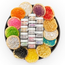 Bakell's Blue Edible Glitter Flakes - (4 gram, x1 Jar) Edible Glitter for| Cakes, Cupcakes, Decoration!