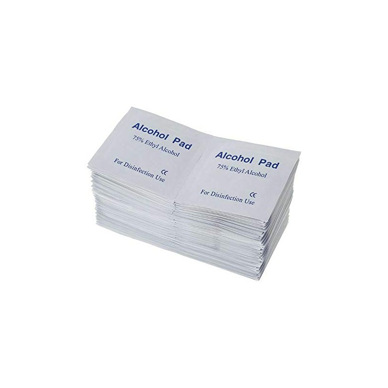 Box of 100pc of Alcohol Pads Alcohol Wipes Pads 75%