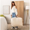 Soft Canvas Storage Bags with Zipper. Thick Breathable, 1pc King/Queen