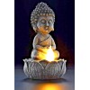 VP Home Zen Buddha Statue Solar Powered LED Garden Pathway