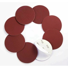 Selead 80Pack 6" PSA Self Adhesive 80-1000 Grit Sanding Disc Stick On Sandpaper Peel
