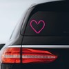 Fish Hook Heart Sticker Decal Notebook Car Laptop 4" x